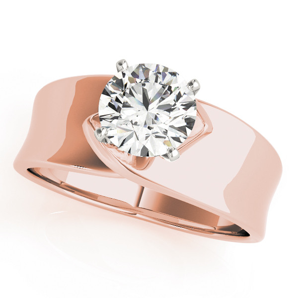 SunshineDiamonds Diamond Solitaire Diamond Rings in 9K Rose